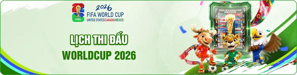 Cập nhật lịch thi đấu World cup 2026 tại ok9
